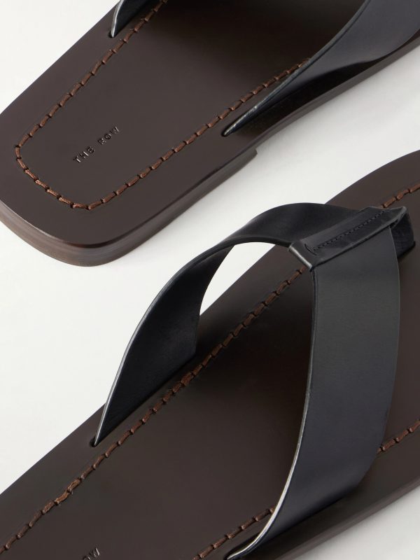 Dan Leather Flip Flop Sandals - CU