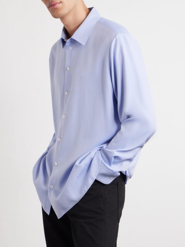 Paxon Silk-Poplin Shirt - FR Paxon Silk-Poplin Shirt - FR