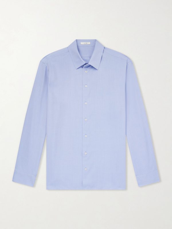 Paxon Silk-Poplin Shirt Paxon Silk-Poplin Shirt