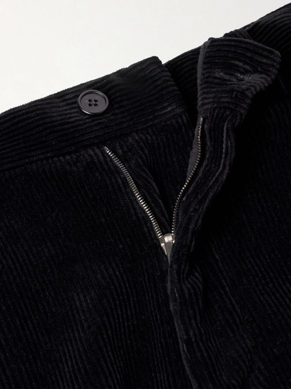 Tavoli Straight-Leg Cotton-Corduroy Trousers - E1