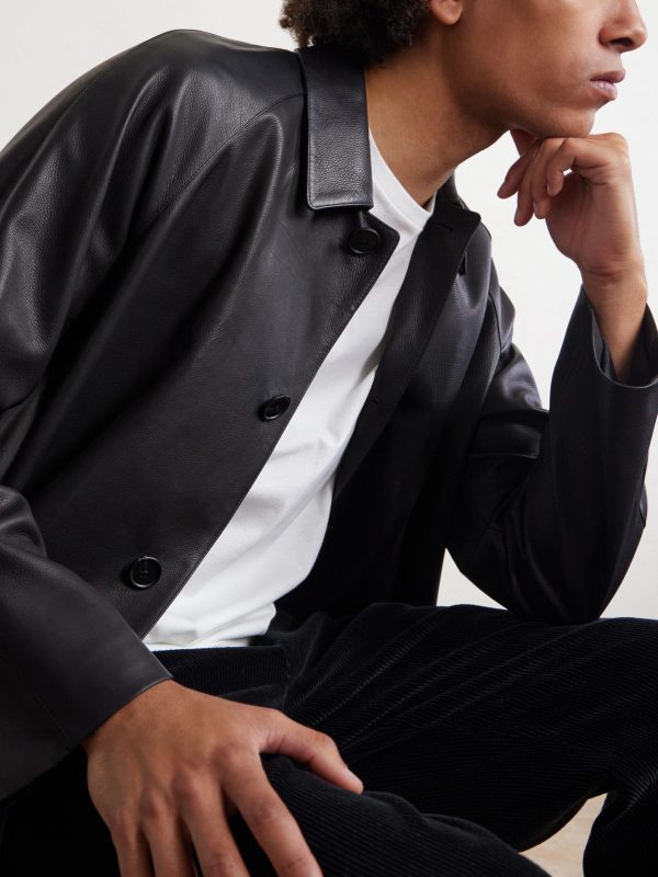 Rajan Leather Coat - CU