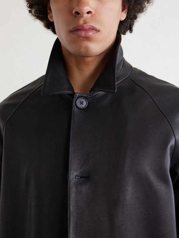 Rajan Leather Coat - E1