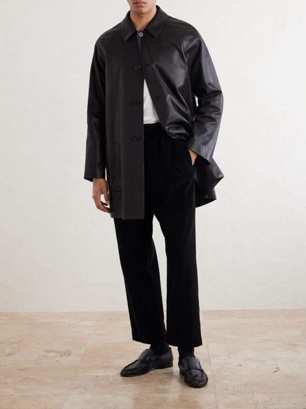 Rajan Leather Coat - OU
