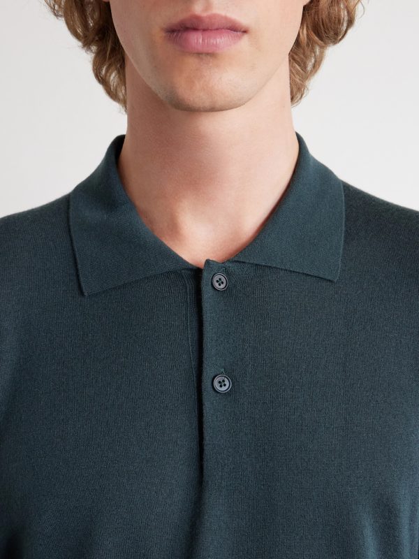 Selio Cashmere Polo Shirt - CU Selio Cashmere Polo Shirt - CU