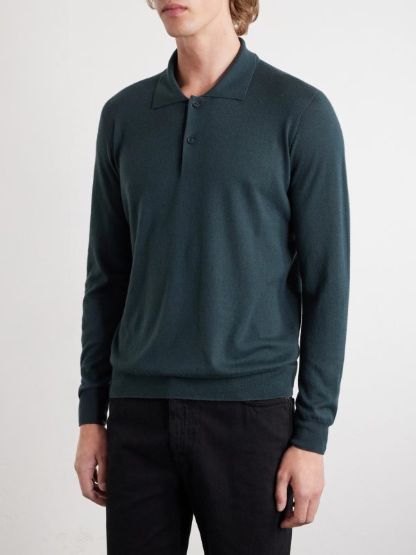 Selio Cashmere Polo Shirt - FR Selio Cashmere Polo Shirt - FR