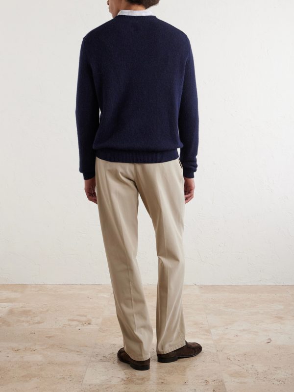 Cyrus Top Cashmere and Alpaca-Blend Sweater - BK