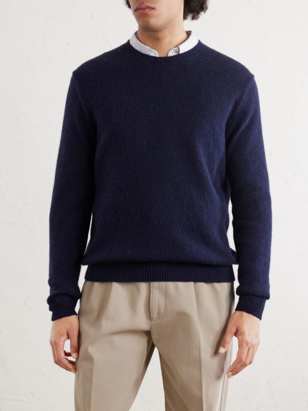 Cyrus Top Cashmere and Alpaca-Blend Sweater - FR