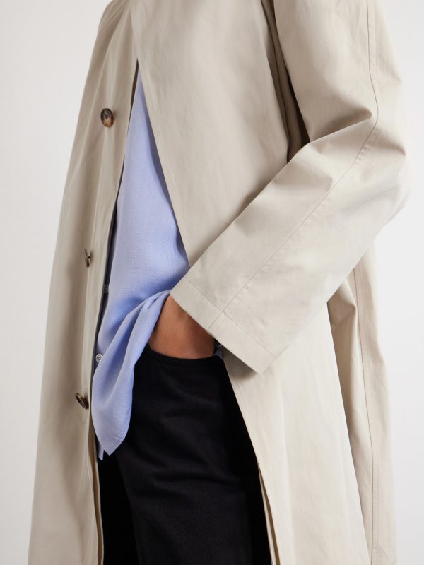Nivara Cotton-Poplin Trench Coat - E1