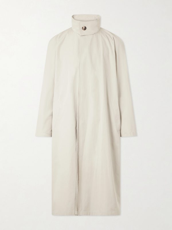 Nivara Cotton-Poplin Trench Coat