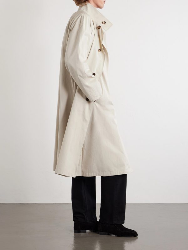 Nivara Cotton-Poplin Trench Coat - OU