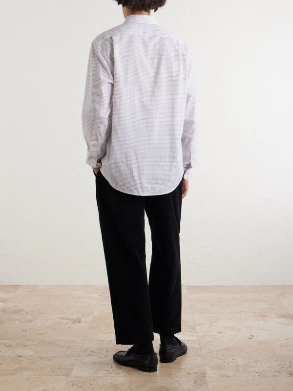 Pompeo Checked Cotton Shirt - BK Pompeo Checked Cotton Shirt - BK