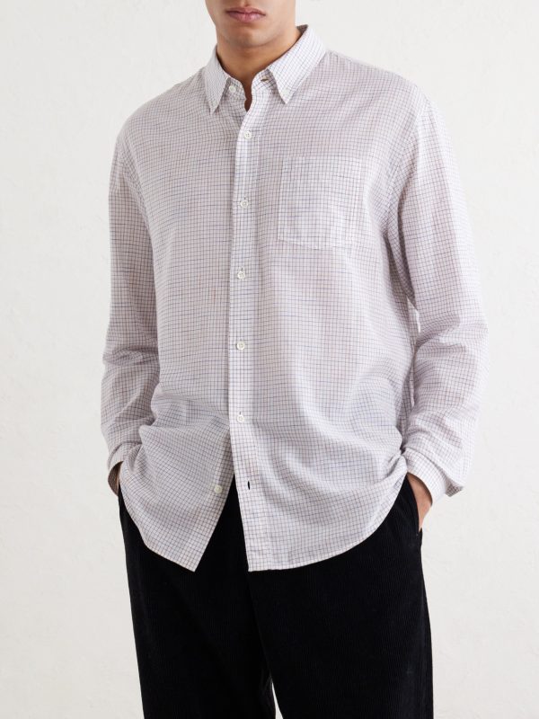 Pompeo Checked Cotton Shirt - FR Pompeo Checked Cotton Shirt - FR