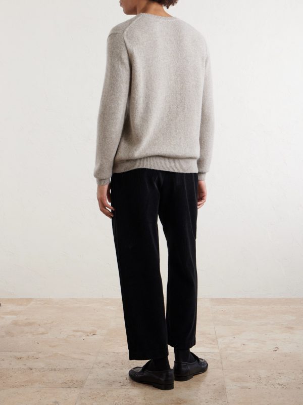 Cyrus Top Cashmere and Alpaca-Blend Sweater - BK
