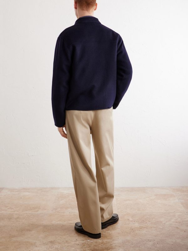 Mazir Wool Bomber Jacket - BK
