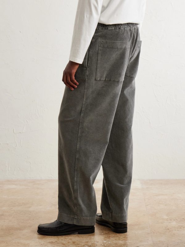 Fernand Wide-Leg Cotton-Blend Corduroy Trousers - BK Fernand Wide-Leg Cotton-Blend Corduroy Trousers - BK