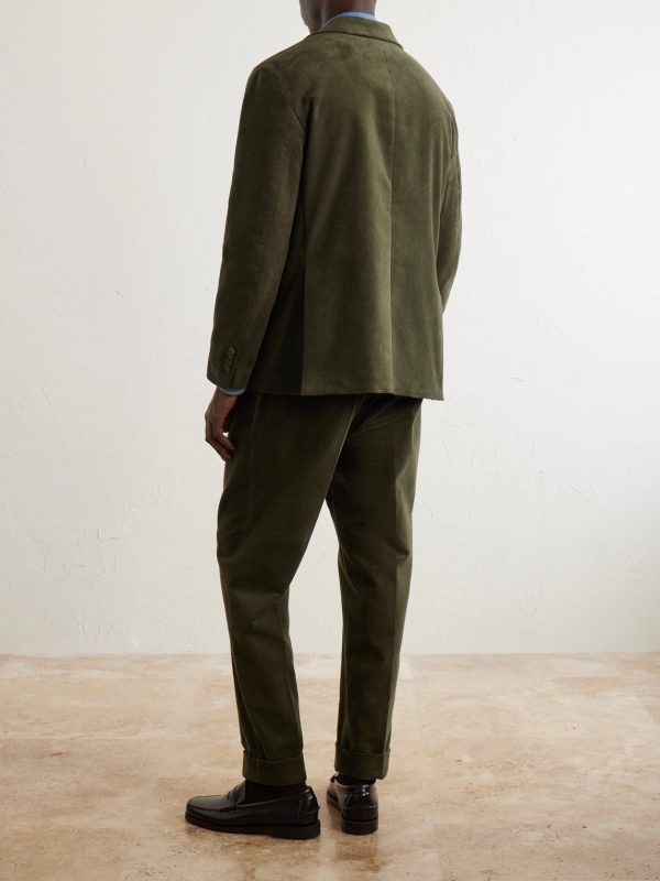 Michel Cotton-Blend Corduroy Suit Jacket - BK Michel Cotton-Blend Corduroy Suit Jacket - BK