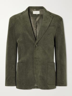 Michel Cotton-Blend Corduroy Suit Jacket