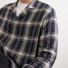 Eren Camp-Collar Checked Cotton-Blend Shirt - CU Eren Camp-Collar Checked Cotton-Blend Shirt - CU