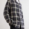Eren Camp-Collar Checked Cotton-Blend Shirt - FR Eren Camp-Collar Checked Cotton-Blend Shirt - FR