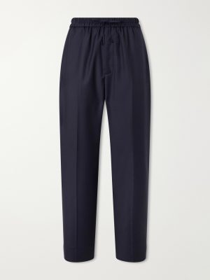 Nilson Straight-Leg Wool, Cashmere and Silk-Blend Suit Trousers
