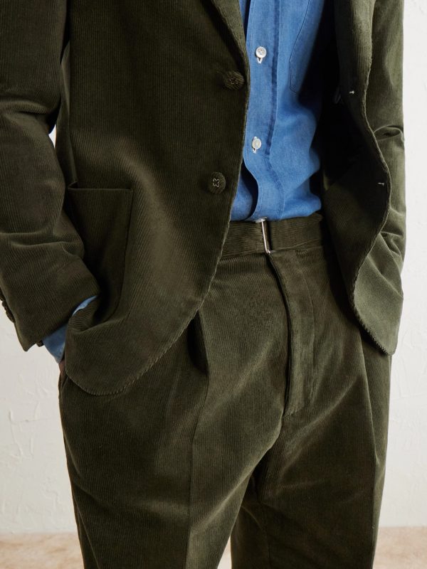 Hugo Straight-Leg Cotton-Blend Corduroy Trousers - CU Hugo Straight-Leg Cotton-Blend Corduroy Trousers - CU