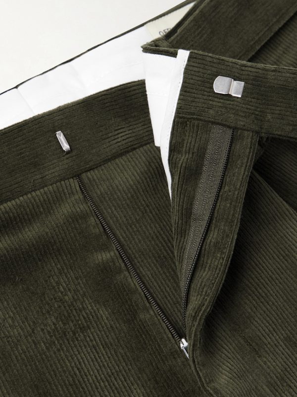 Hugo Straight-Leg Cotton-Blend Corduroy Trousers - E1 Hugo Straight-Leg Cotton-Blend Corduroy Trousers - E1