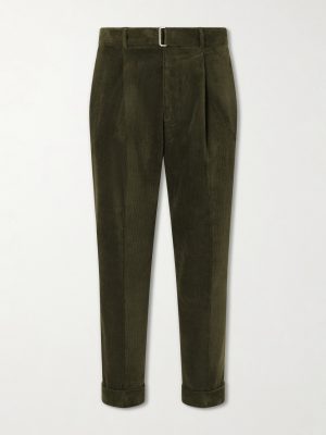 Hugo Straight-Leg Cotton-Blend Corduroy Trousers