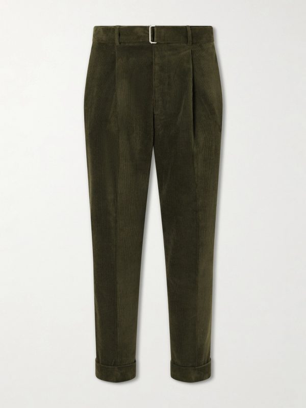 Hugo Straight-Leg Cotton-Blend Corduroy Trousers Hugo Straight-Leg Cotton-Blend Corduroy Trousers