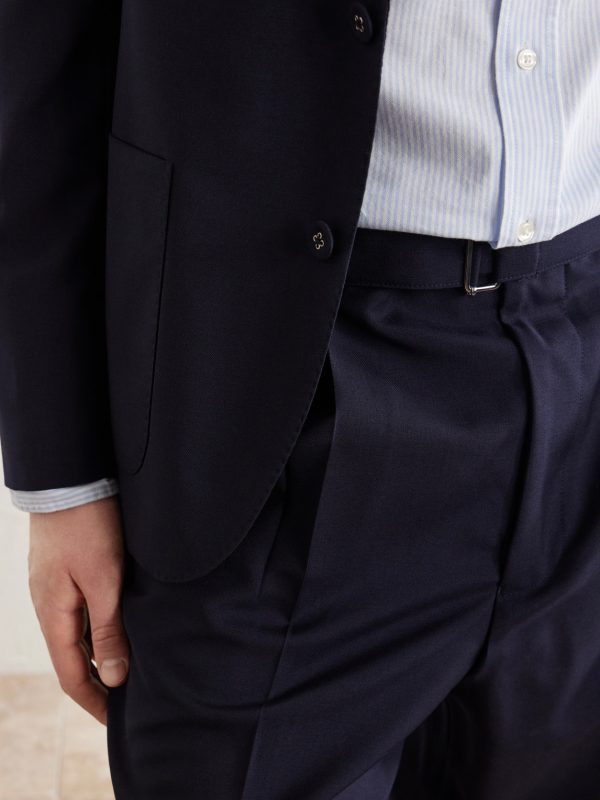 Hugo Straight-Leg Pleated Virgin Wool Trousers - CU Hugo Straight-Leg Pleated Virgin Wool Trousers - CU
