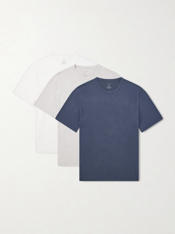 Three-Pack Organic Cotton-Jersey T-Shirt Three-Pack Organic Cotton-Jersey T-Shirt