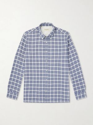 Arsene Checked Cotton-Blend Shirt Arsene Checked Cotton-Blend Shirt