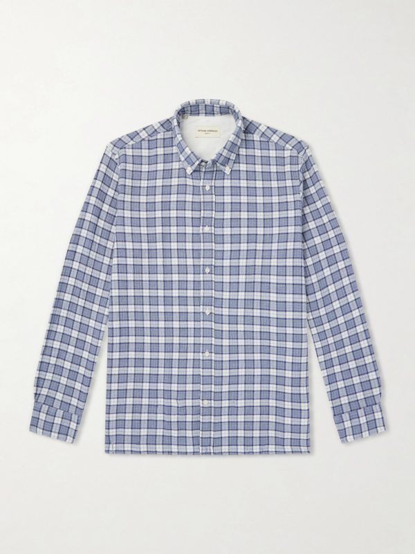 Arsene Checked Cotton-Blend Shirt Arsene Checked Cotton-Blend Shirt