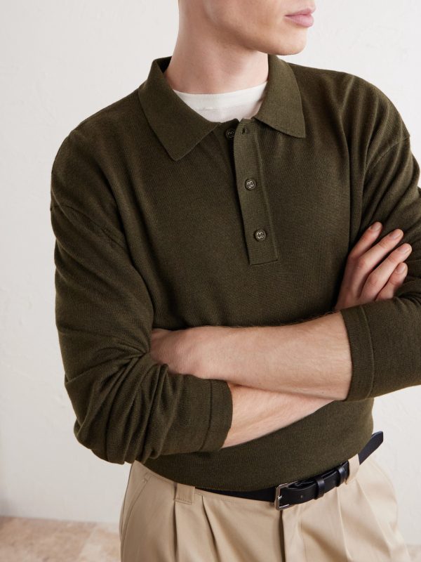 Bay Merino Wool Polo Shirt - CU