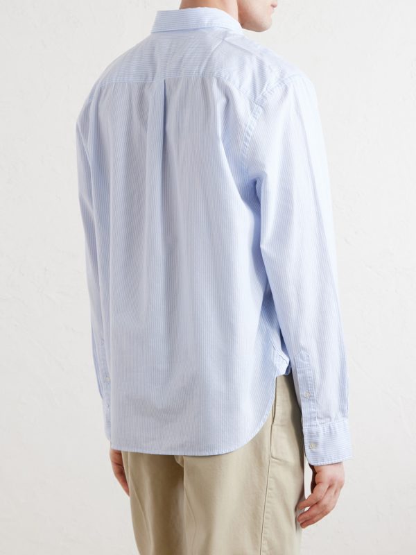 Striped Cotton Oxford Shirt - BK