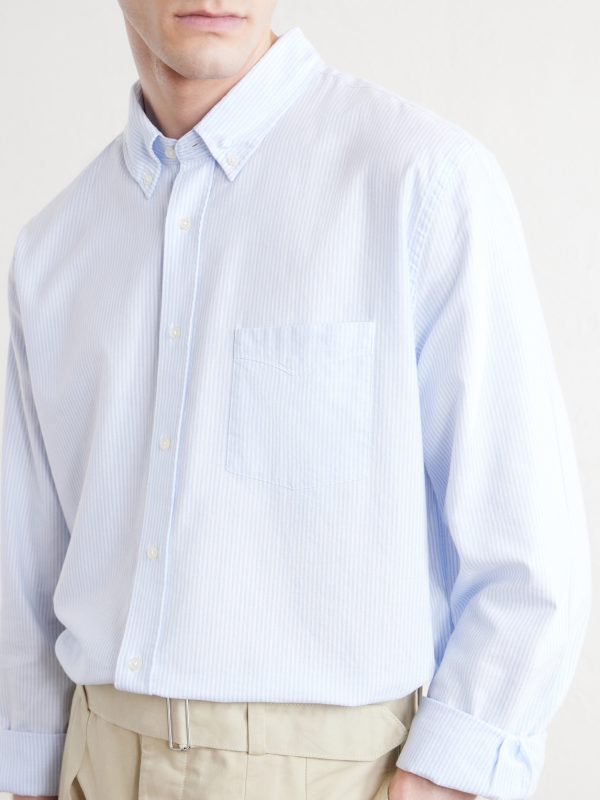 Striped Cotton Oxford Shirt - CU