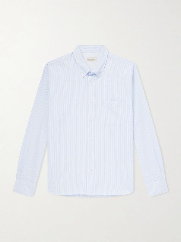 Striped Cotton Oxford Shirt