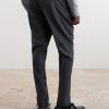 Drew Tapered Pleated Wool Trousers - BK Drew Tapered Pleated Wool Trousers - BK