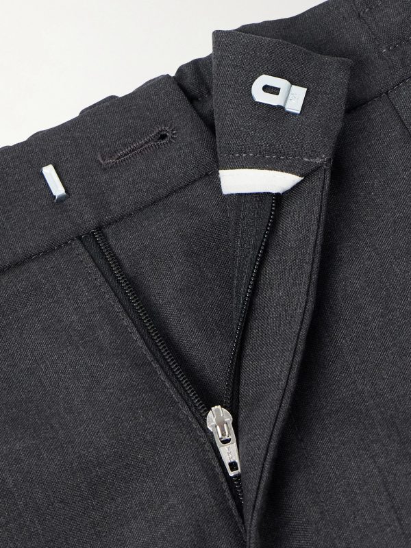 Drew Tapered Pleated Wool Trousers - E1 Drew Tapered Pleated Wool Trousers - E1