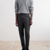 Drew Tapered Pleated Wool Trousers - OU Drew Tapered Pleated Wool Trousers - OU