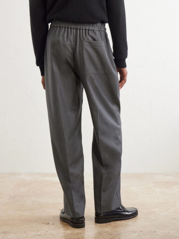 Nilson Straight-Leg Wool, Cashmere and Silk-Blend Suit Trousers - BK