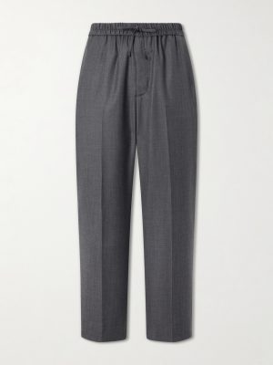 Nilson Straight-Leg Wool, Cashmere and Silk-Blend Suit Trousers