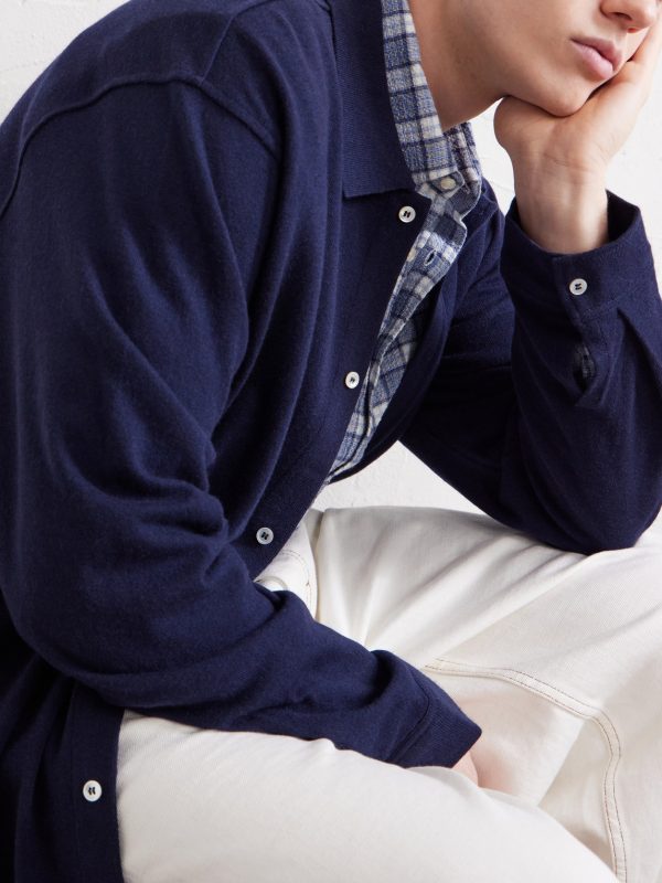 Gareth Wool and Cashmere-Blend Cardigan - CU Gareth Wool and Cashmere-Blend Cardigan - CU
