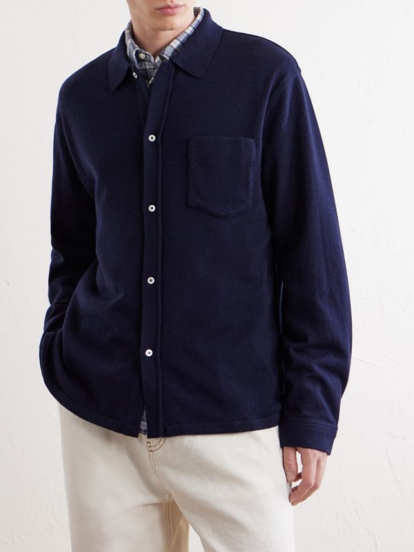 Gareth Wool and Cashmere-Blend Cardigan - FR Gareth Wool and Cashmere-Blend Cardigan - FR