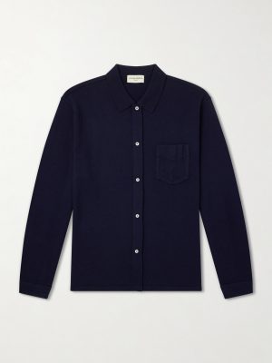 Gareth Wool and Cashmere-Blend Cardigan