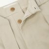 Straight-Leg Pleated Cotton-Twill Chinos - E1