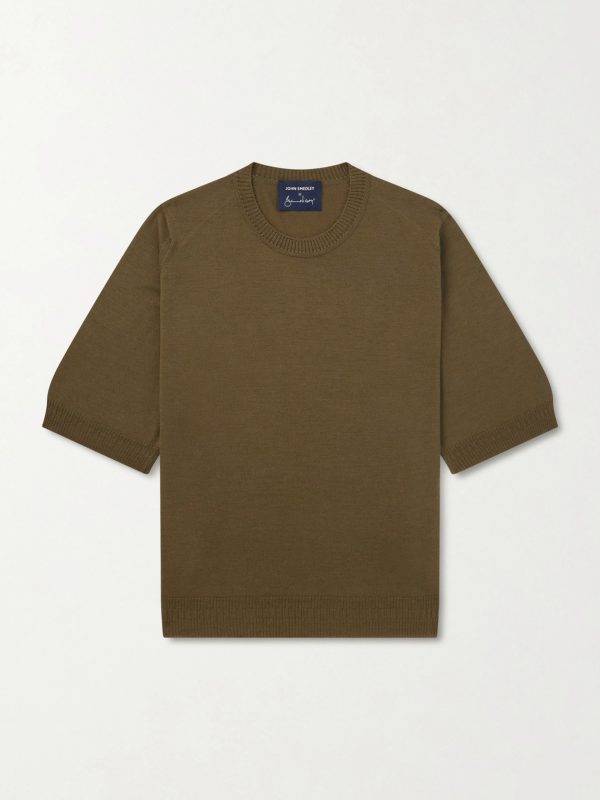 + Bill Nighy Merino Wool T-Shirt + Bill Nighy Merino Wool T-Shirt