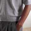 + Bill Nighy Merino Wool Polo Shirt - CU + Bill Nighy Merino Wool Polo Shirt - CU