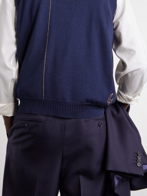 + Bill Nighy Merino Wool Vest - E1 + Bill Nighy Merino Wool Vest - E1
