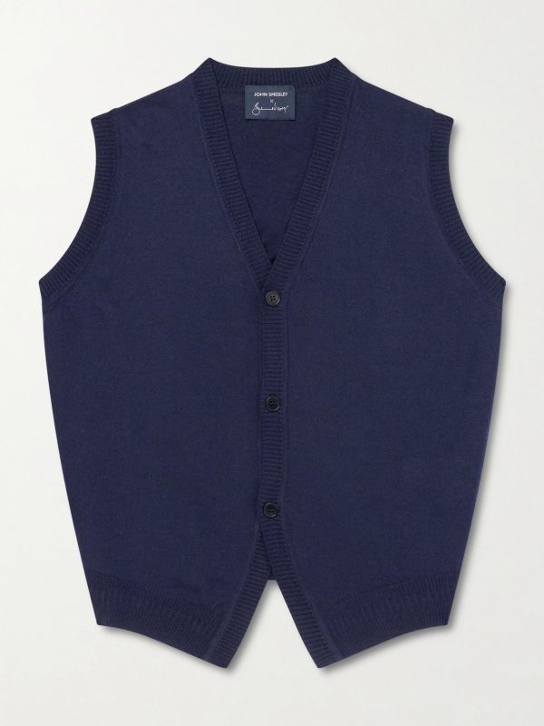 + Bill Nighy Merino Wool Vest + Bill Nighy Merino Wool Vest