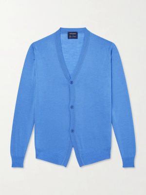 + Bill Nighy Merino Wool Cardigan